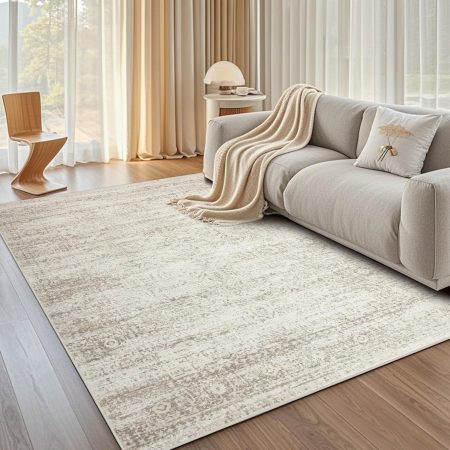 Multi-Color Imitation Wool Retro Low-Layer Non-Slip Large Rug